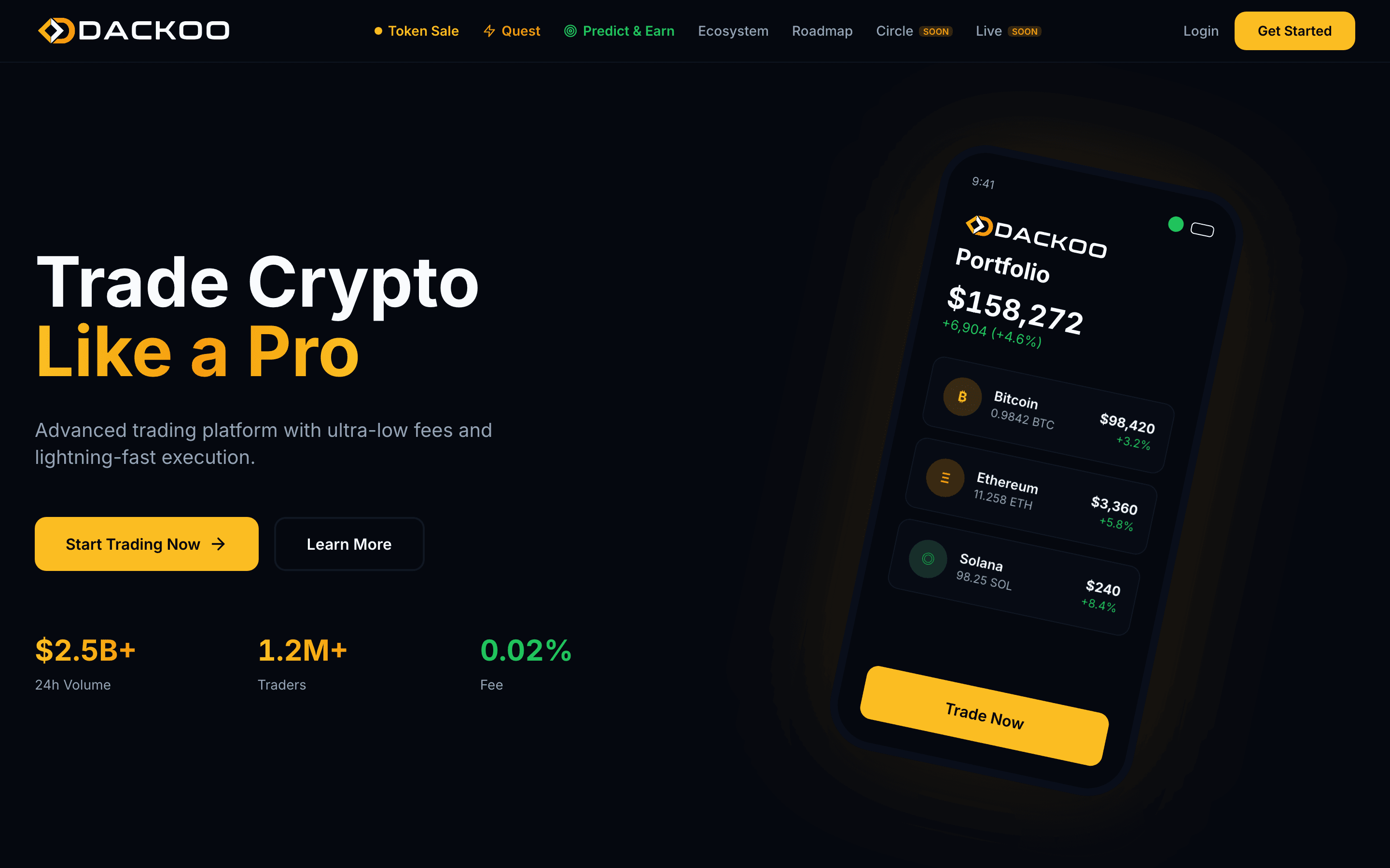 Dackoo Crypto Exchange