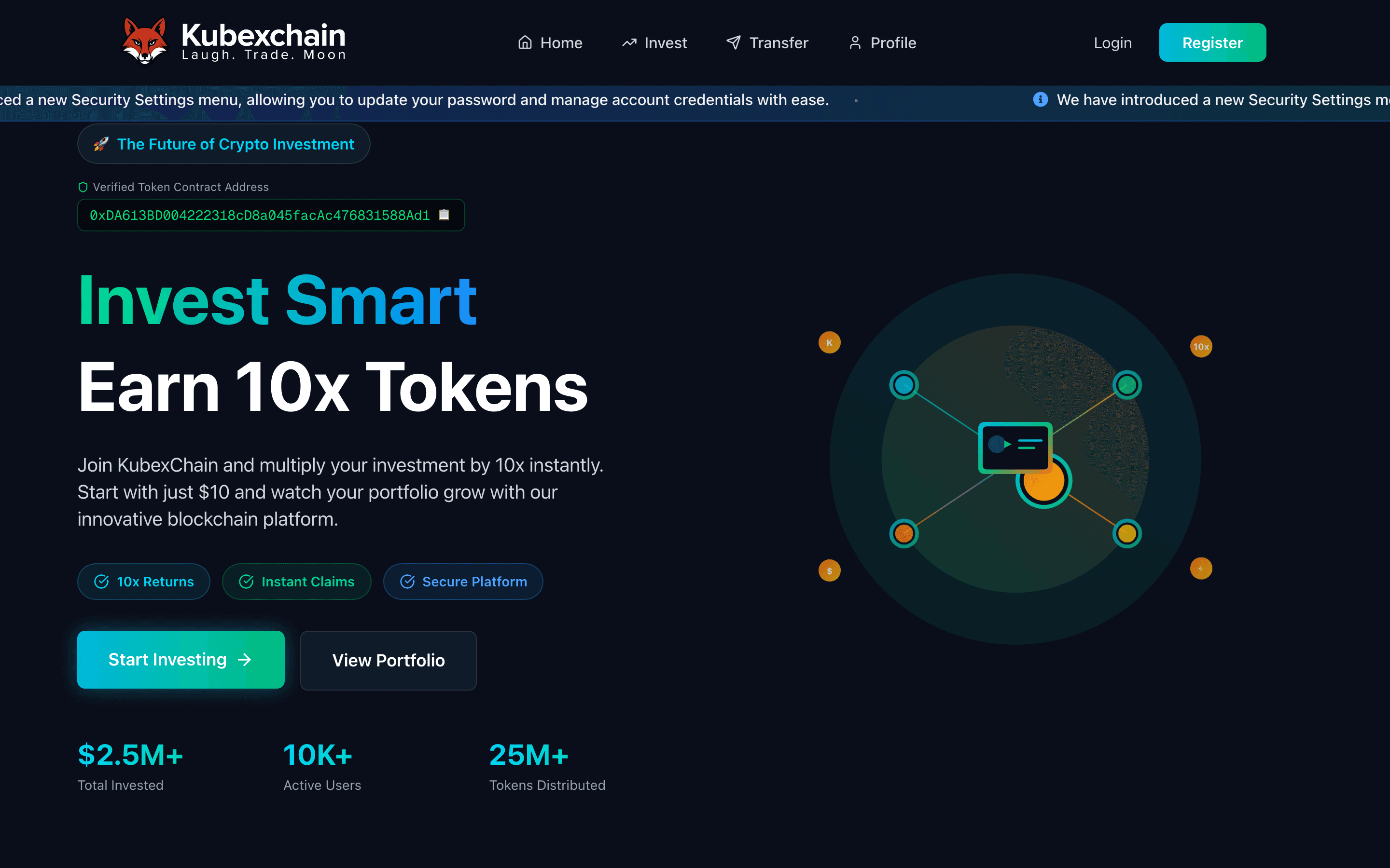 KubexChain Investment Platform